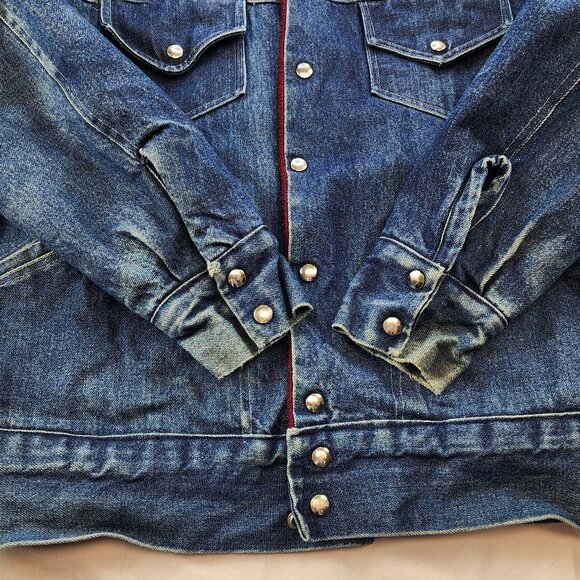 Vintage Denim Insulated Jean Jacket Buttons (2XL - 50) - Picture 6 of 8